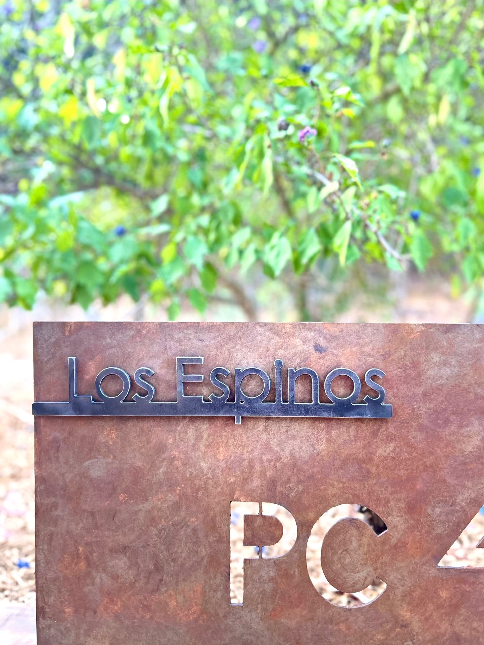 Número y Nombre Casa Personalizado - Placa Dirección Metal Artesanal