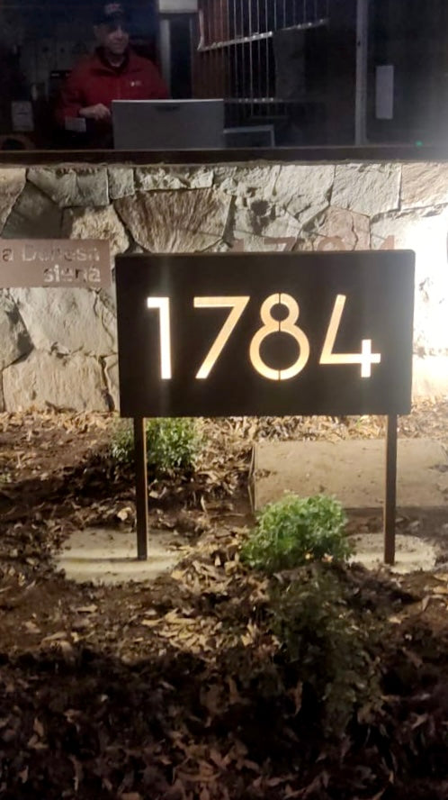 Número Caja para Retroilumiar