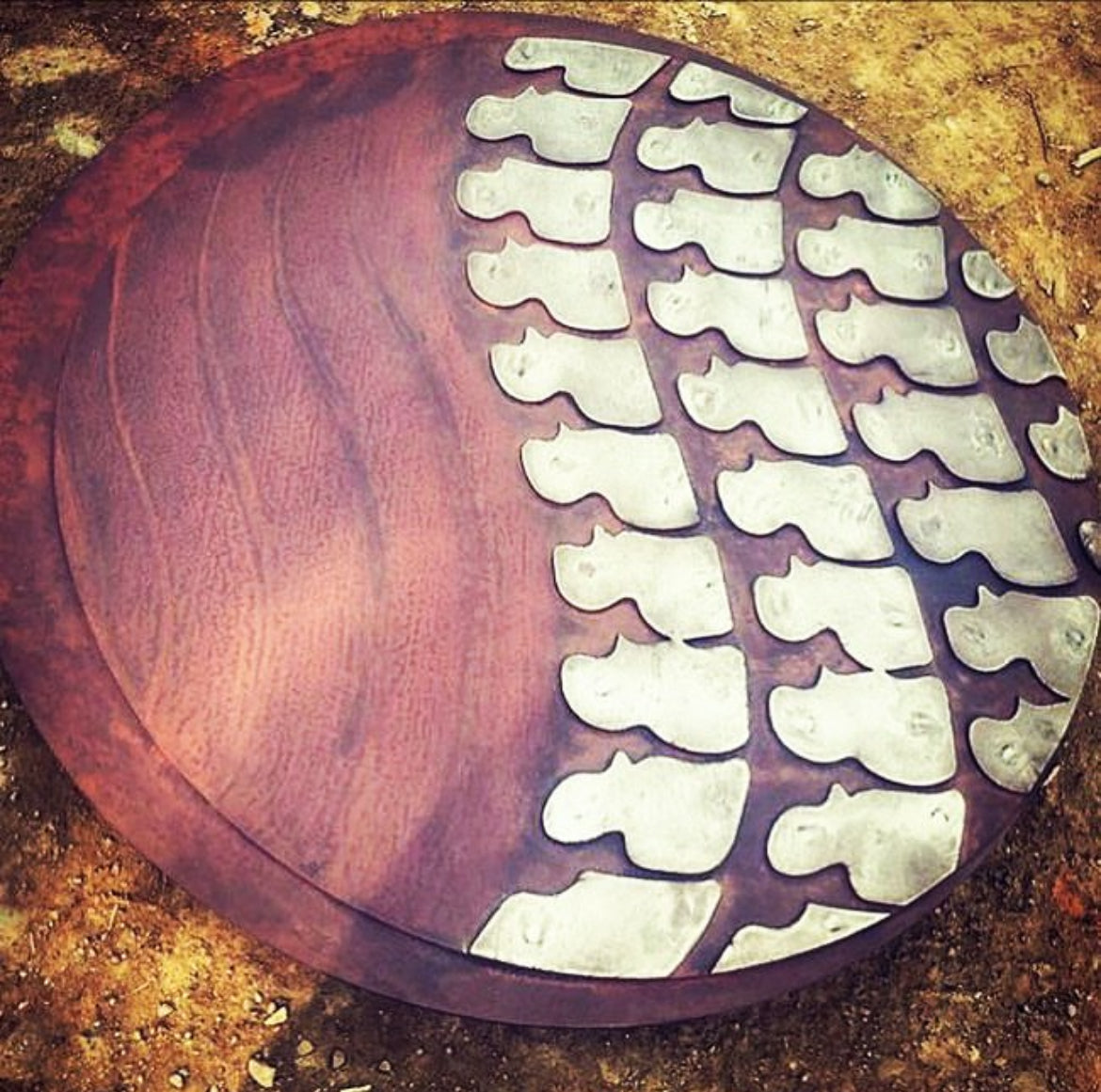 Letrero Personalizado Metal - Señalética Artesanal Negocio y Hogar