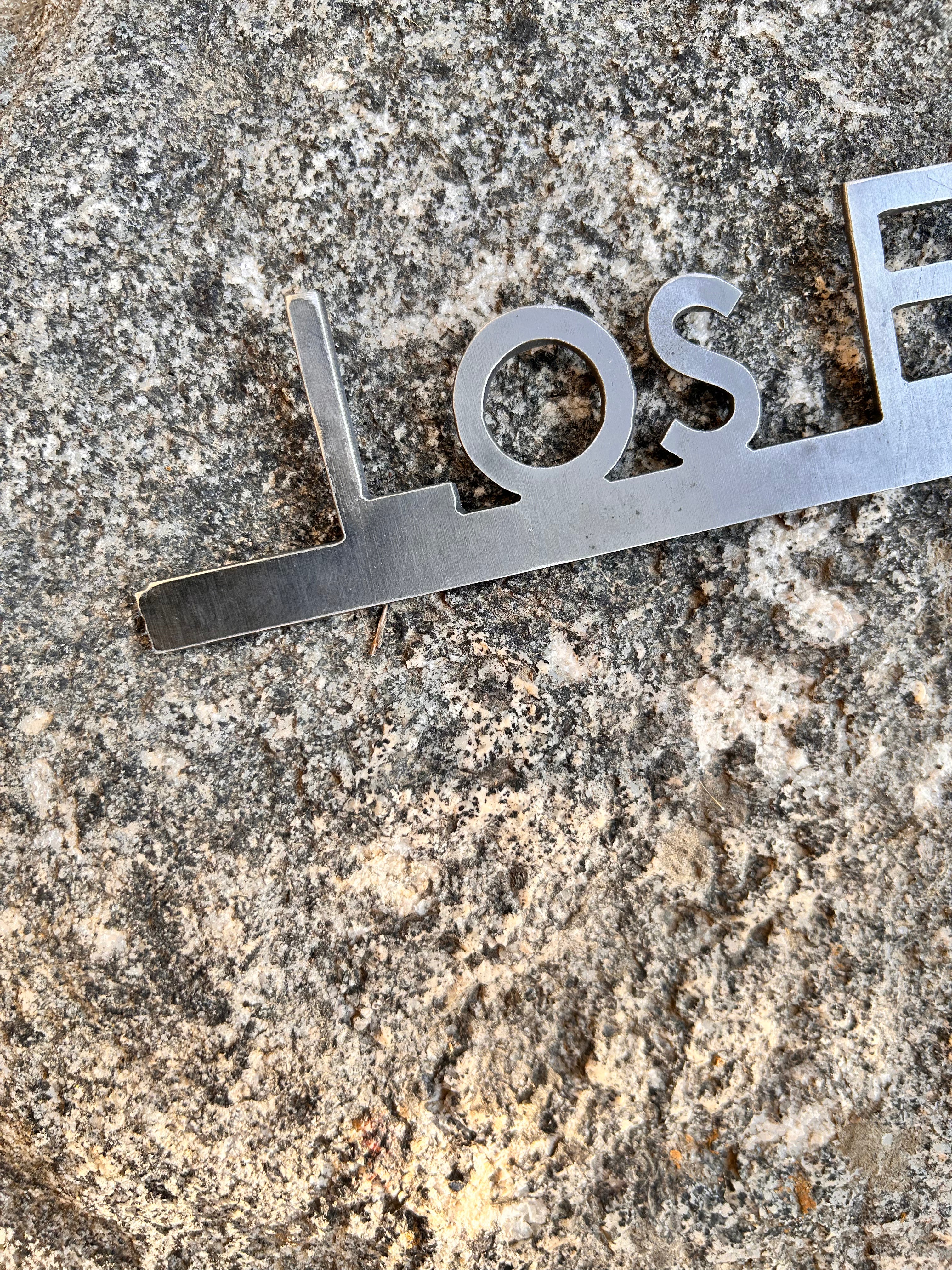 Número y Nombre Casa Personalizado - Placa Dirección Metal Artesanal