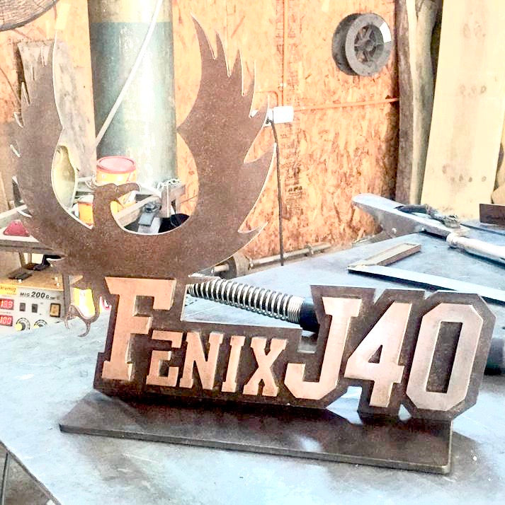 Letrero Personalizado Metal - Señalética Artesanal Negocio y Hogar