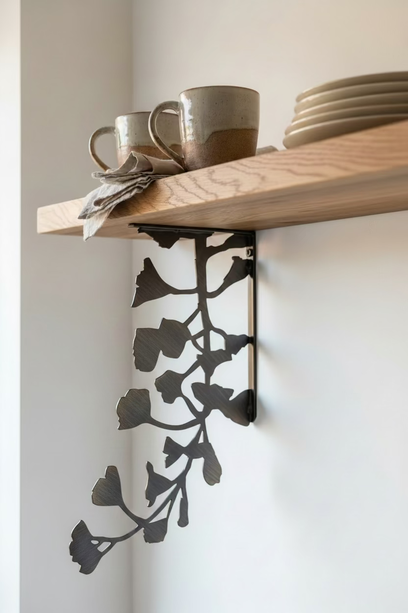 Escuadras de Acero con Diseño - Soporte Repisa Metal Personalizado