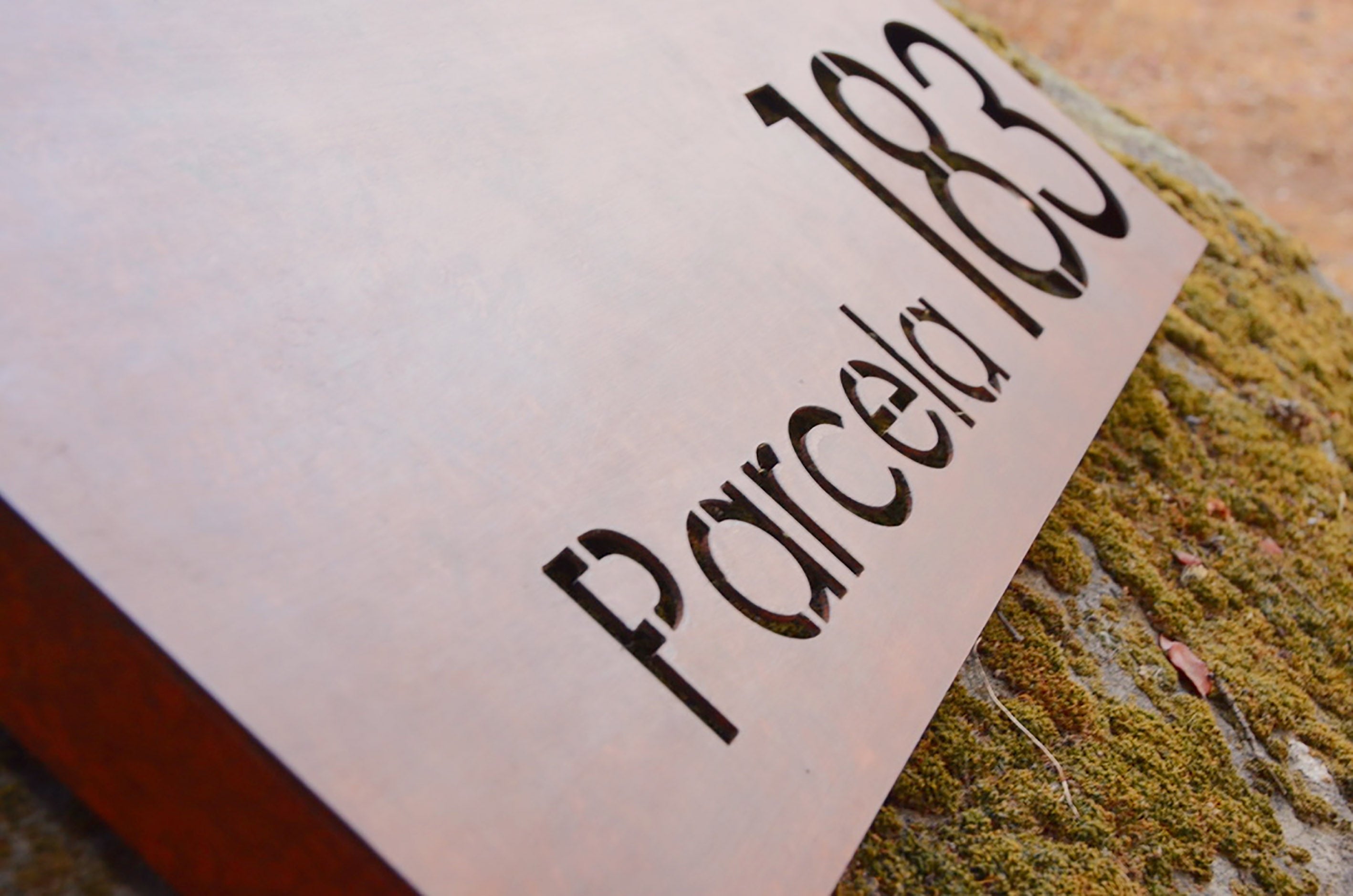 Número Retroiluminado LED - Caja 3D Metal para Casa