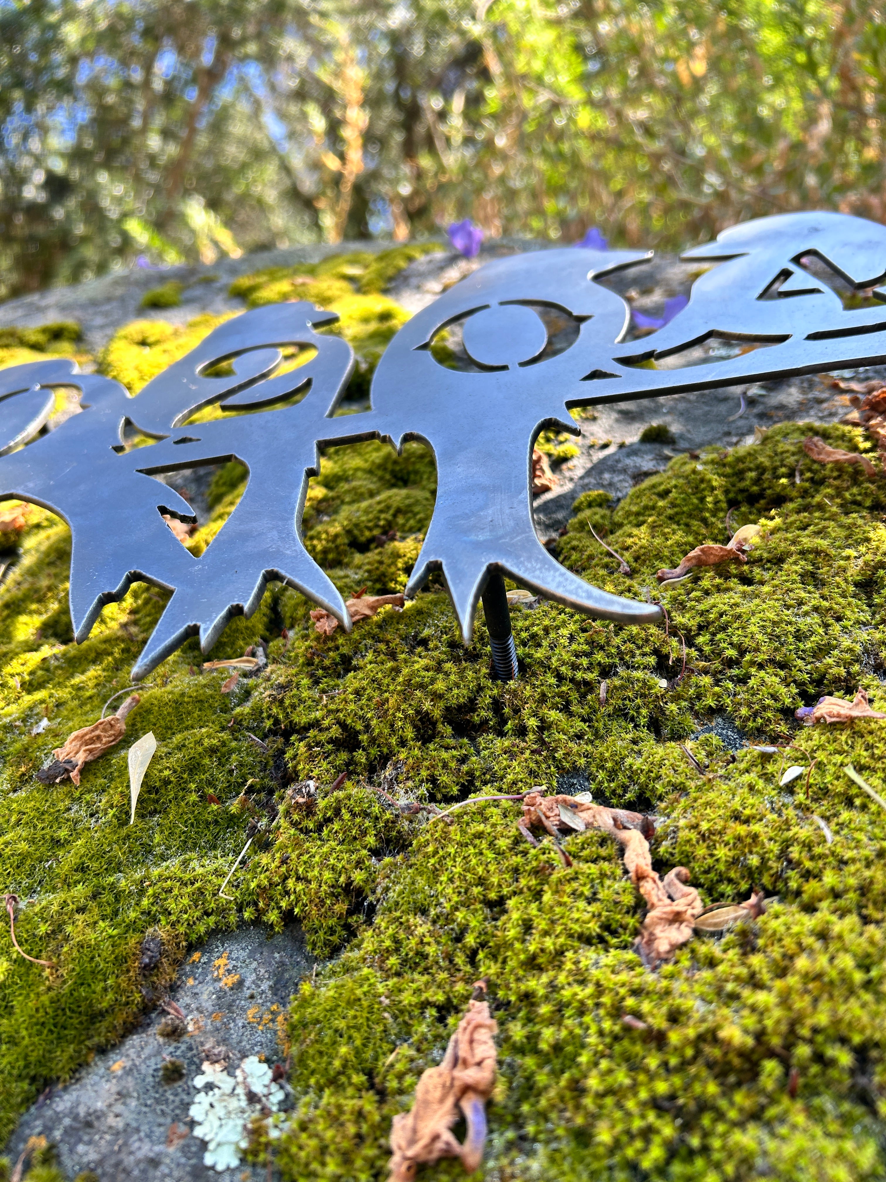Número Casa Silueta Metal - Diseño Vanguardista Personalizado Acero