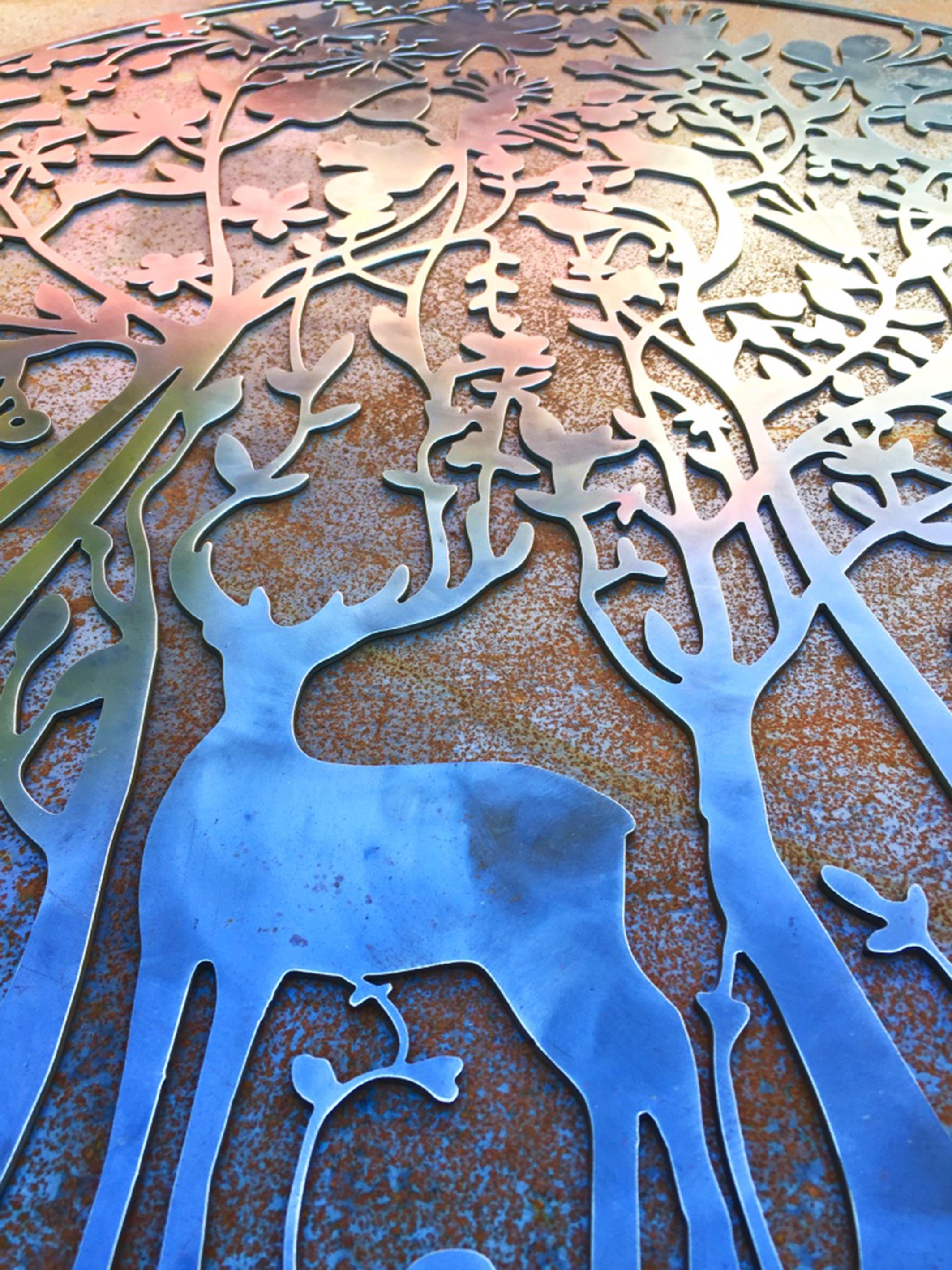 Colgante Medallón Bosque Chileno - Naturaleza Nativa