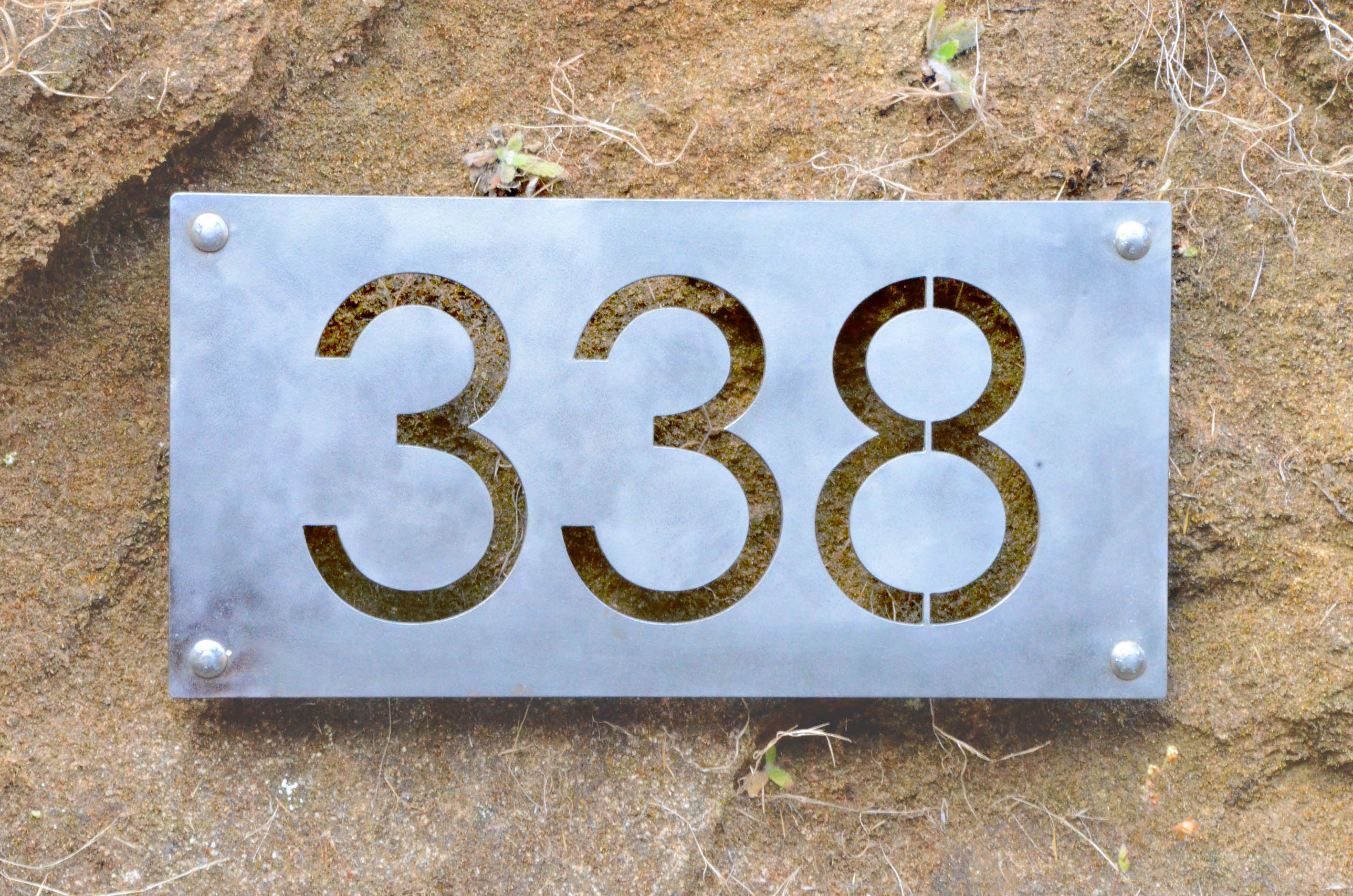 Número Calado en Placa ,IronPig , Número, chile, fierro