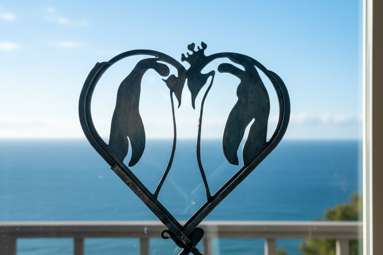 Regalo Aniversario Bodas de Hierro - Arte Romántico Metal Personalizado