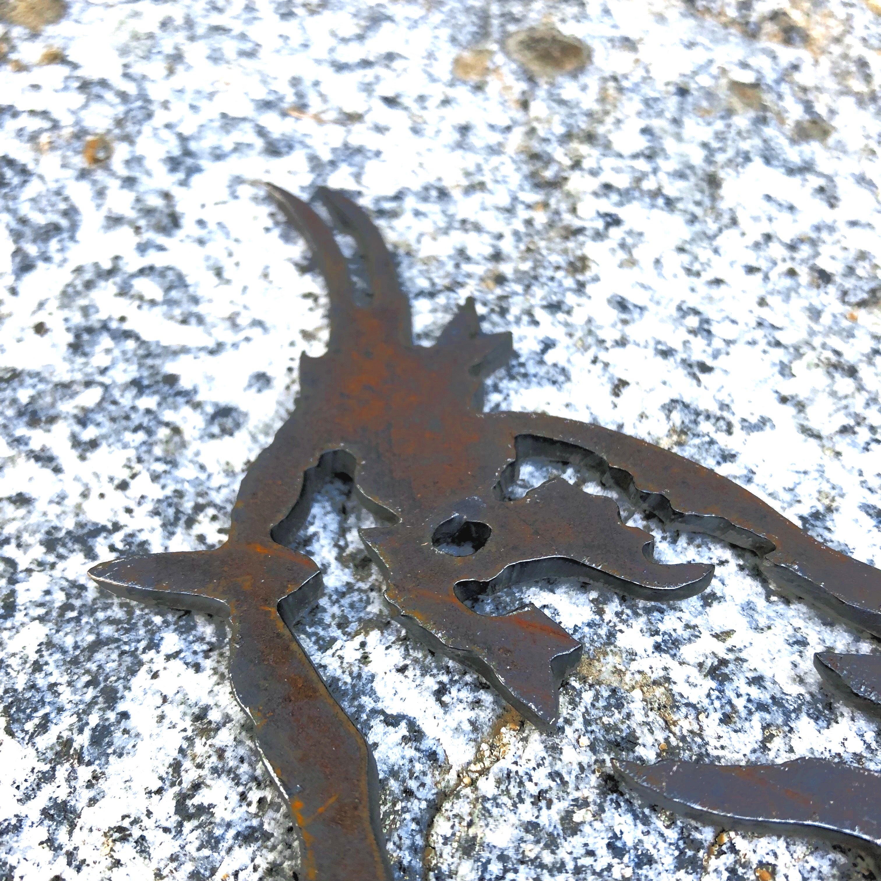 Pájaros de Metal ,IronPig , Objeto Decoración, chile, fierro