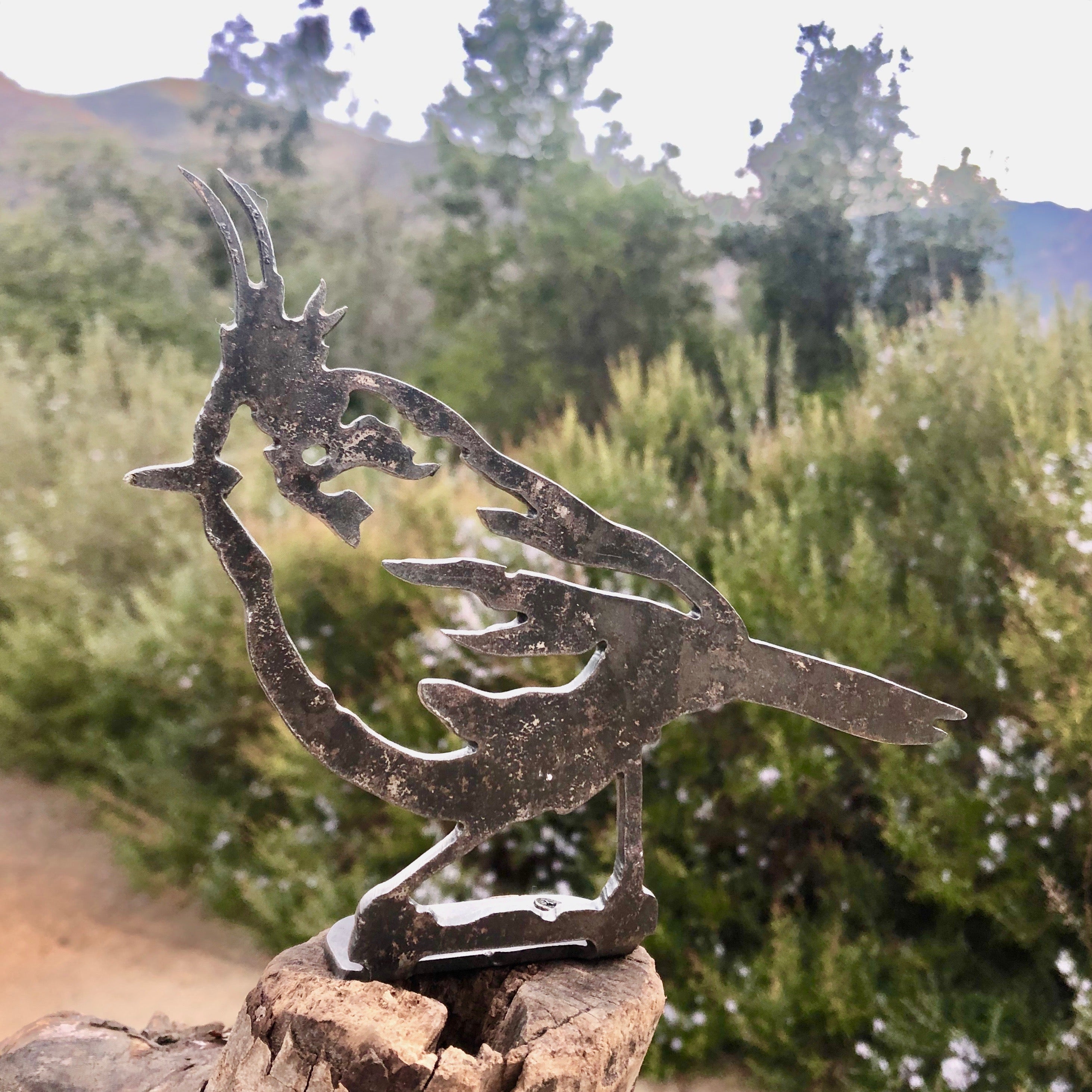 Pájaros de Metal ,IronPig , Objeto Decoración, chile, fierro