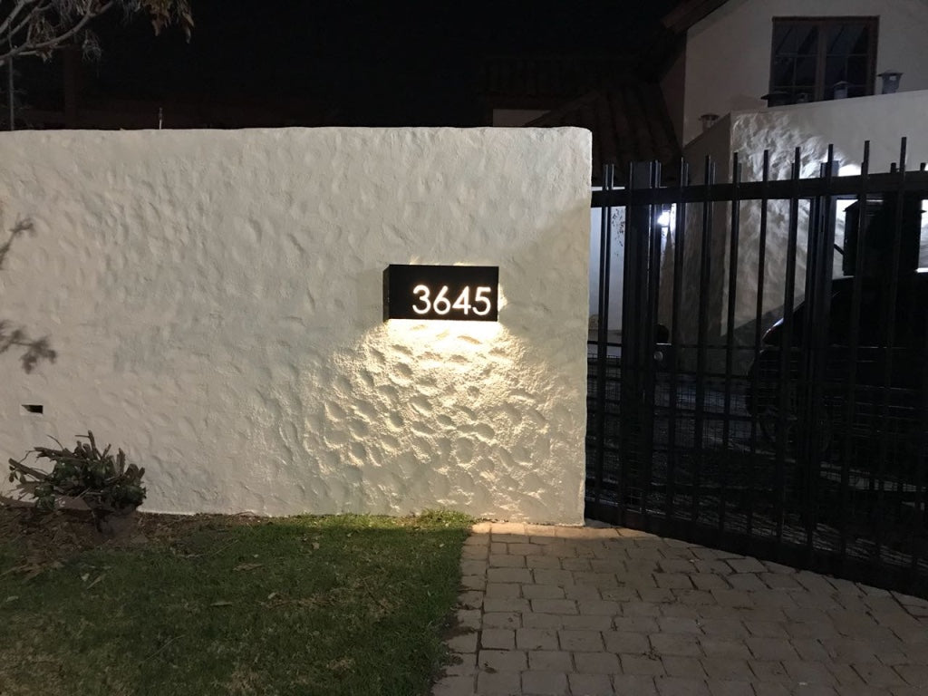 Número Retroiluminado ,IronPig , Número, chile, fierro