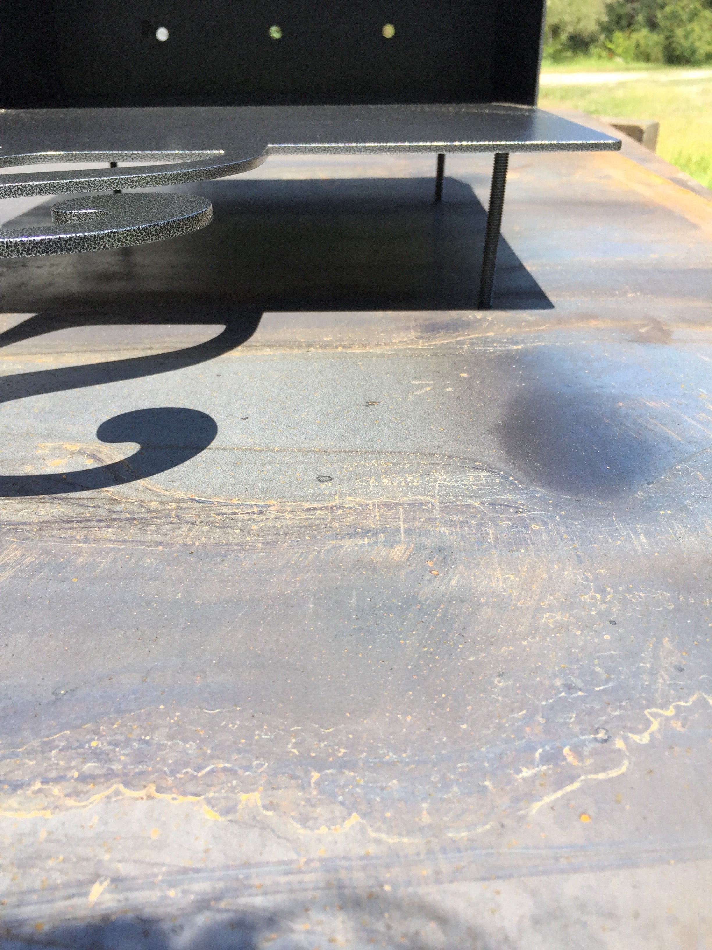 Número y Macetero ,IronPig , Número, chile, fierro