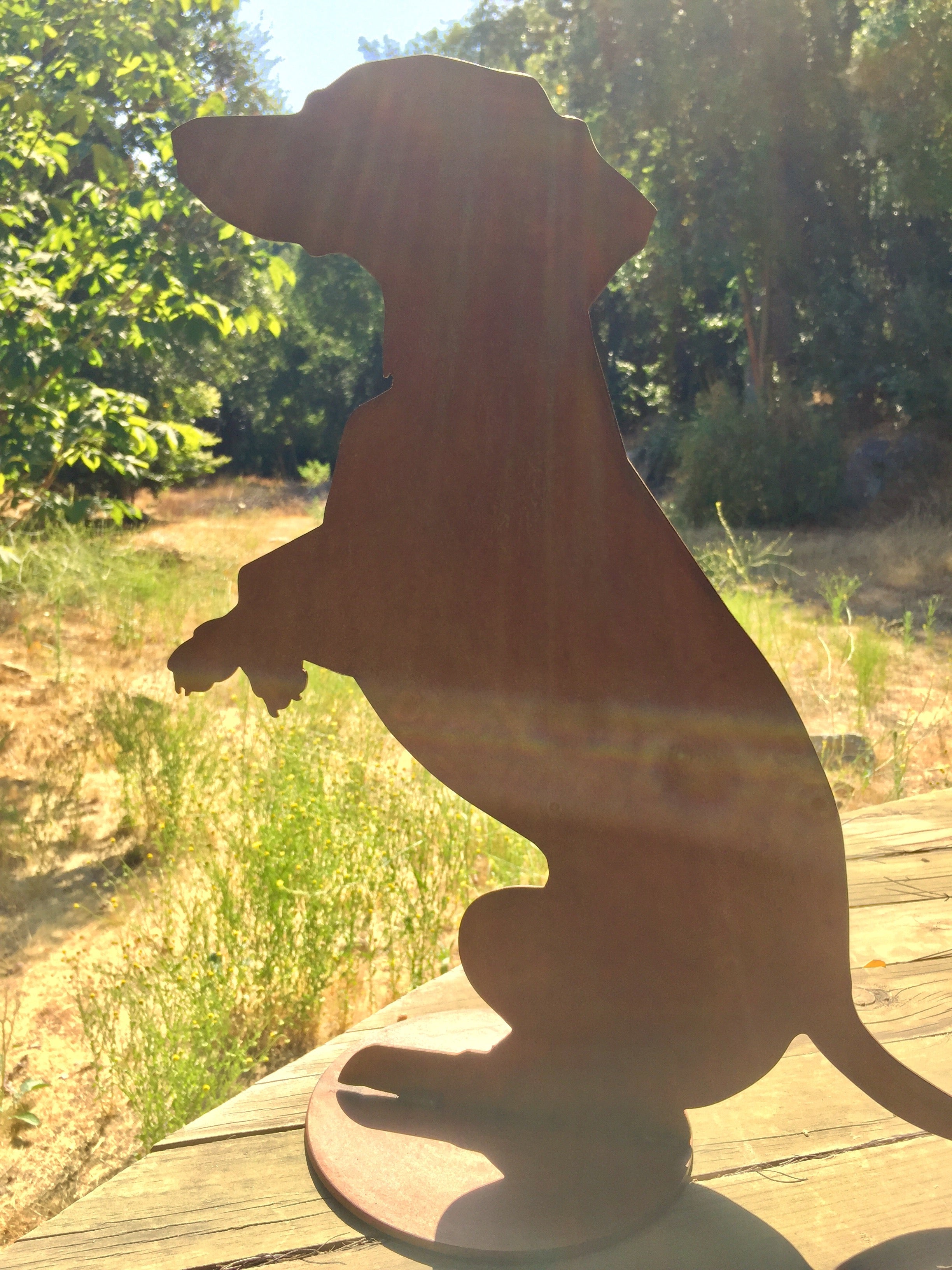 Escultura Tu Perro en Metal ,IronPig , Objeto Decoración, chile, fierro