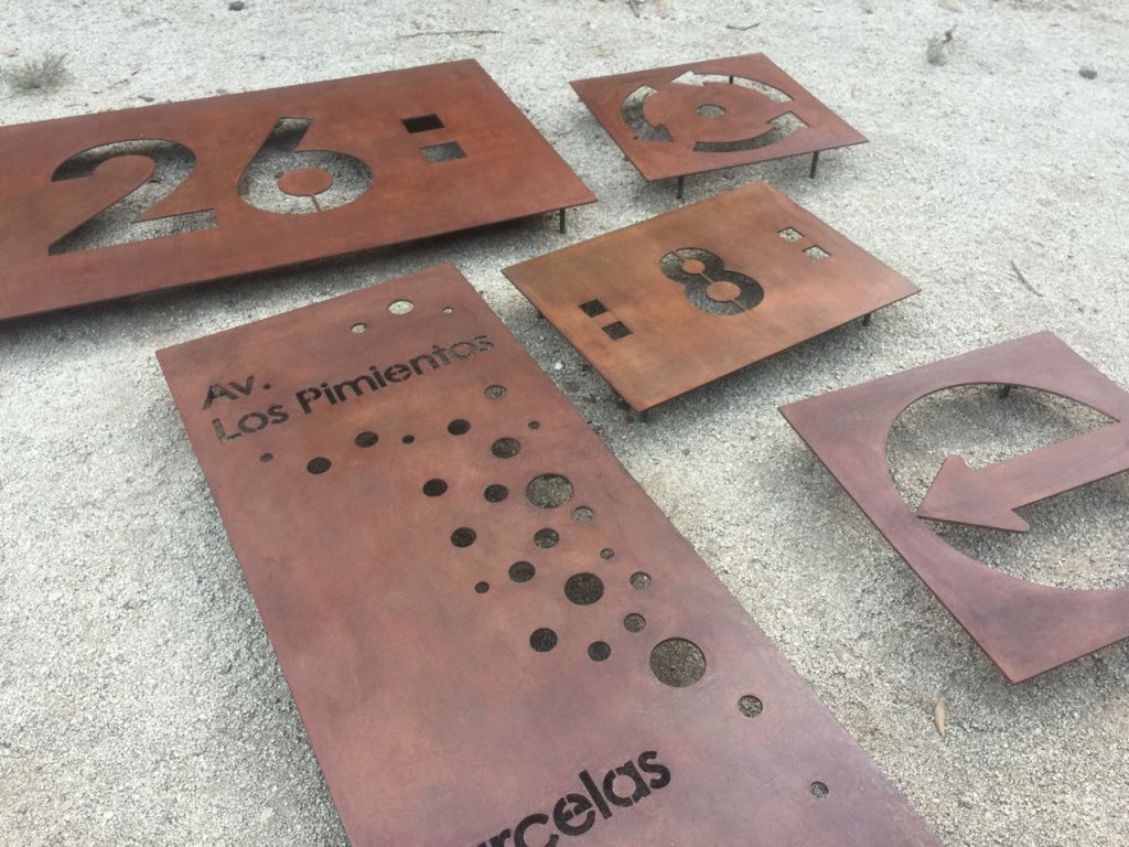 Número Edificio, Pasaje, Condominio, Barrio ,IronPig , Número, chile, fierro