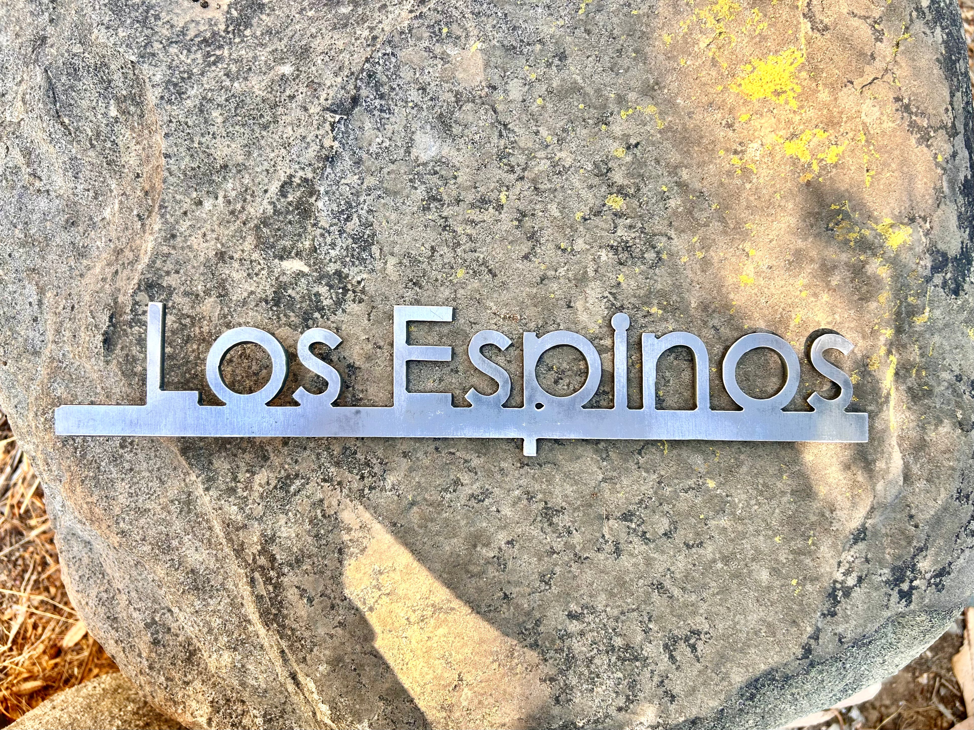 Número y Nombre Casa Personalizado - Placa Dirección Metal Artesanal