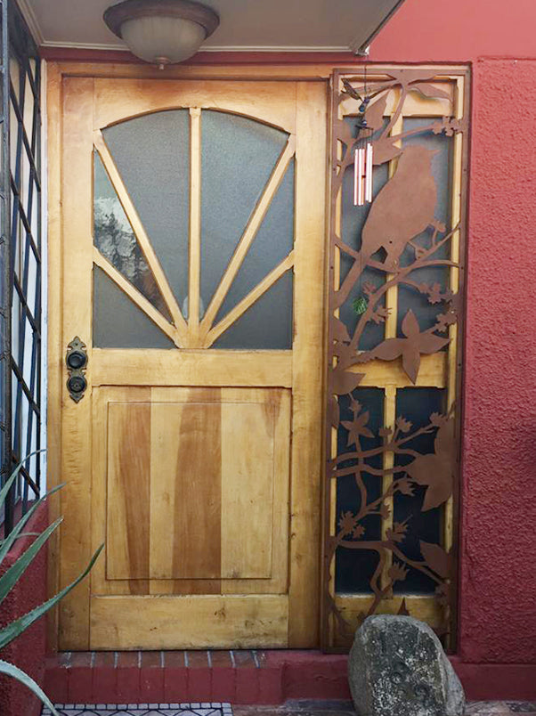 Celosía reja decorativa para ventana instalada foto de cliente IronPig