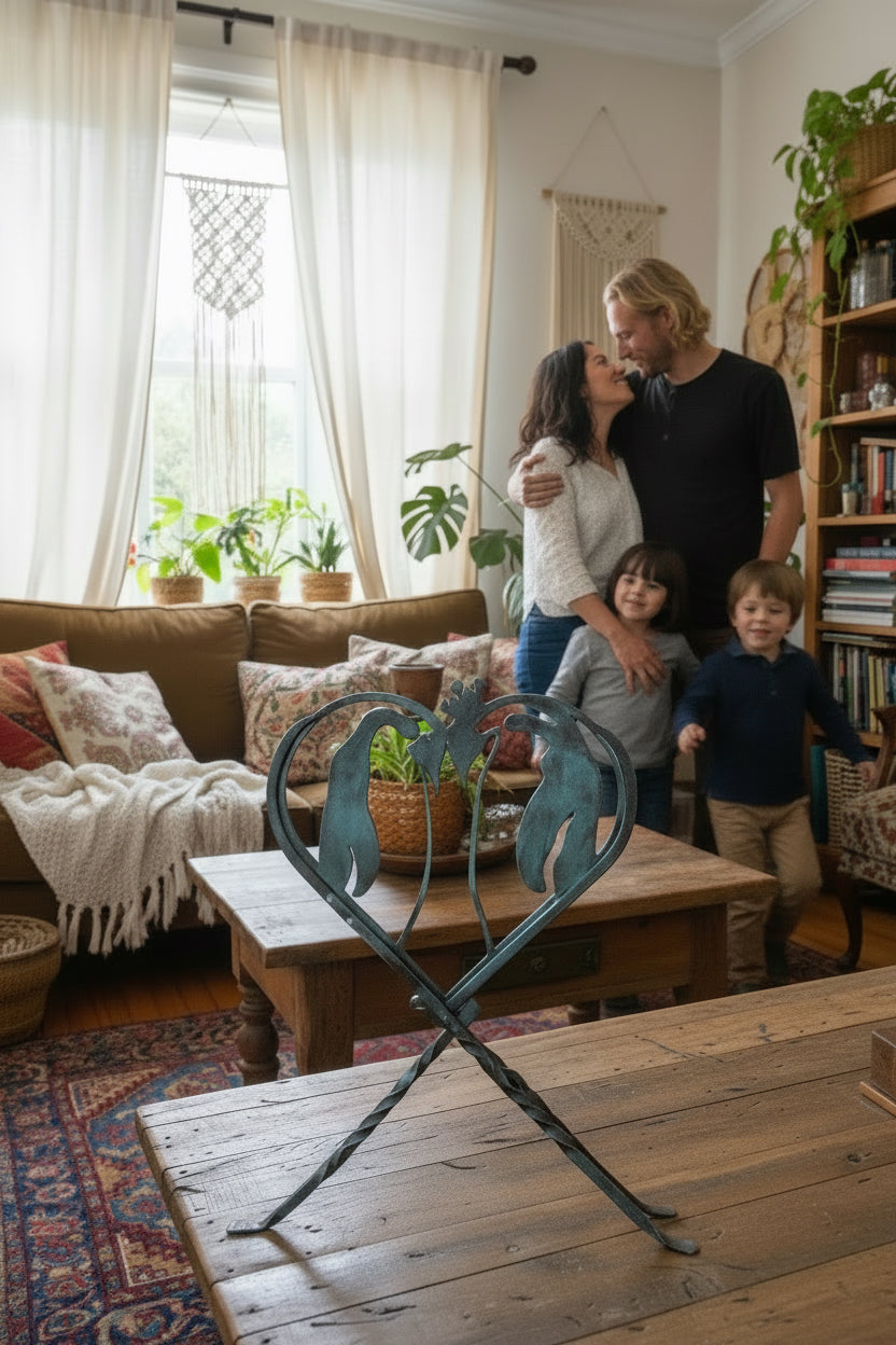 Regalo Aniversario Bodas de Hierro - Arte Romántico Metal Personalizado