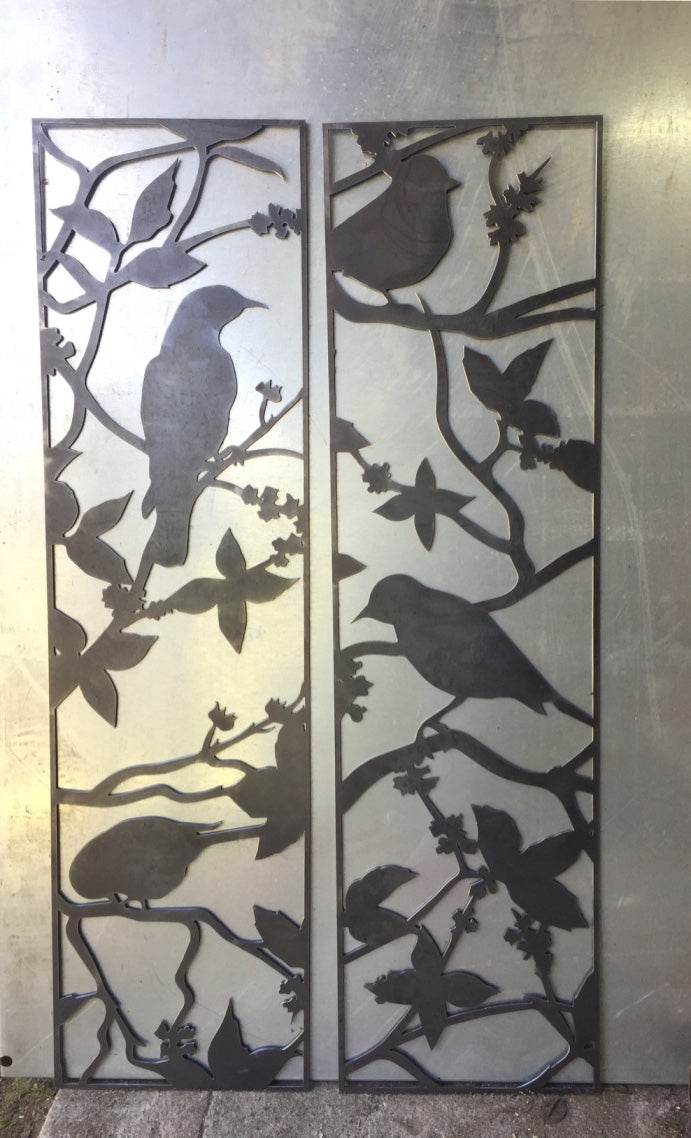 Celosías acero Chile - Rejas decorativas ventanas tragaluces diseño personalizado fierro acero metal IronPig