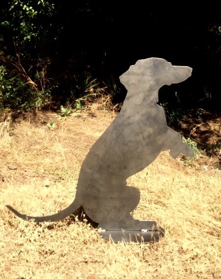 Escultura Tu Perro en Metal ,IronPig , Objeto Decoración, chile, fierro